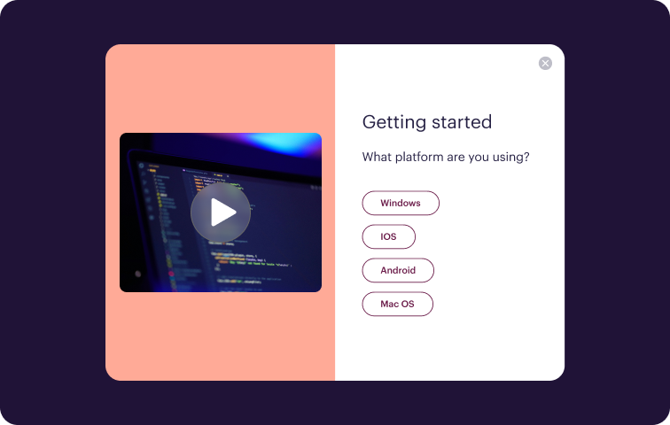 Stonly knowledge base software content options