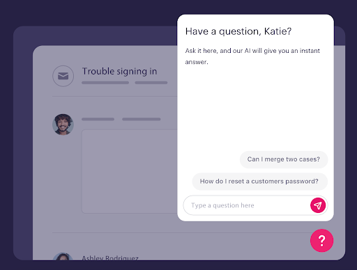 Stonly's ai knowledge base software AI chat